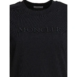 T-shirt with embroidered logo
