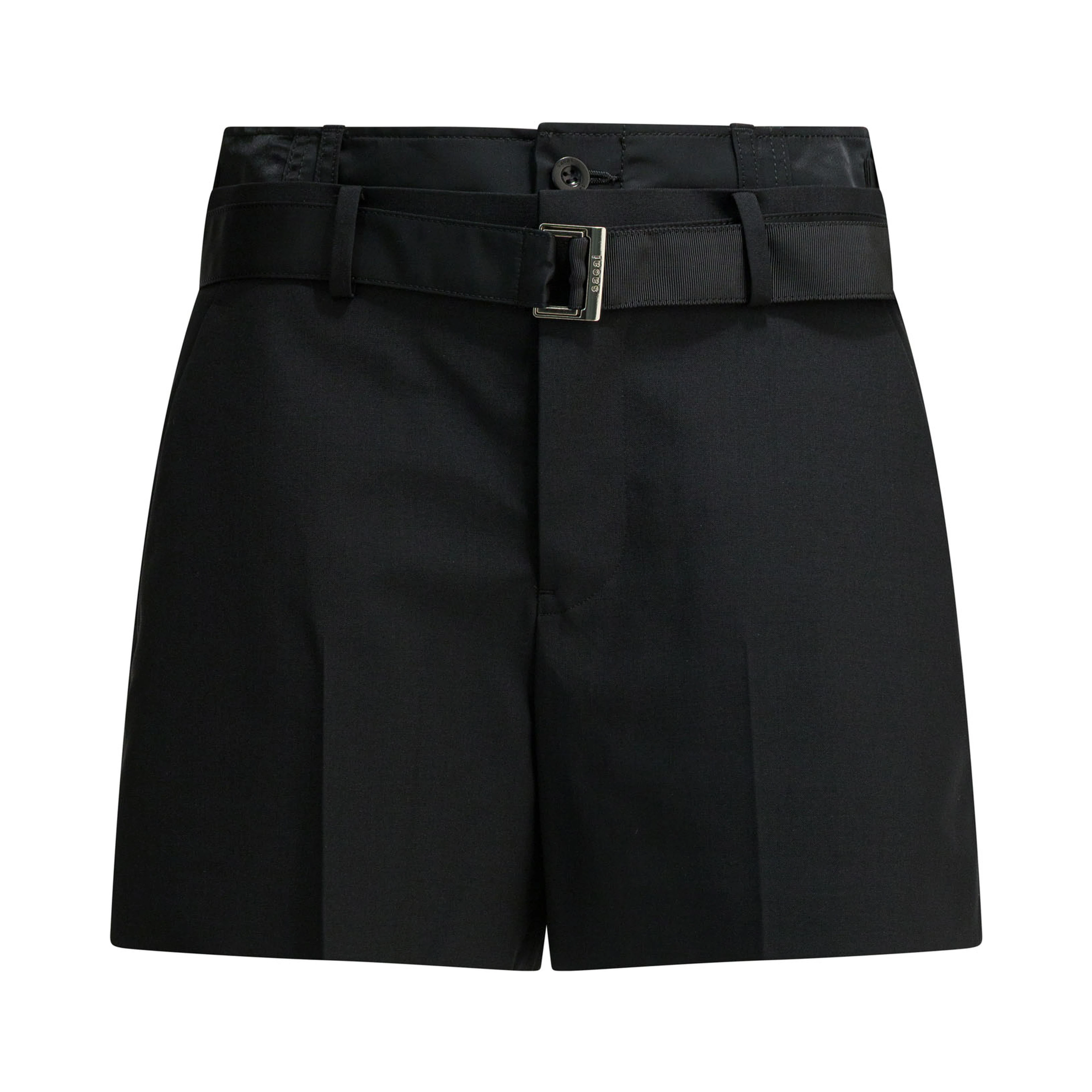 "Sacai X Suiting" formal shorts