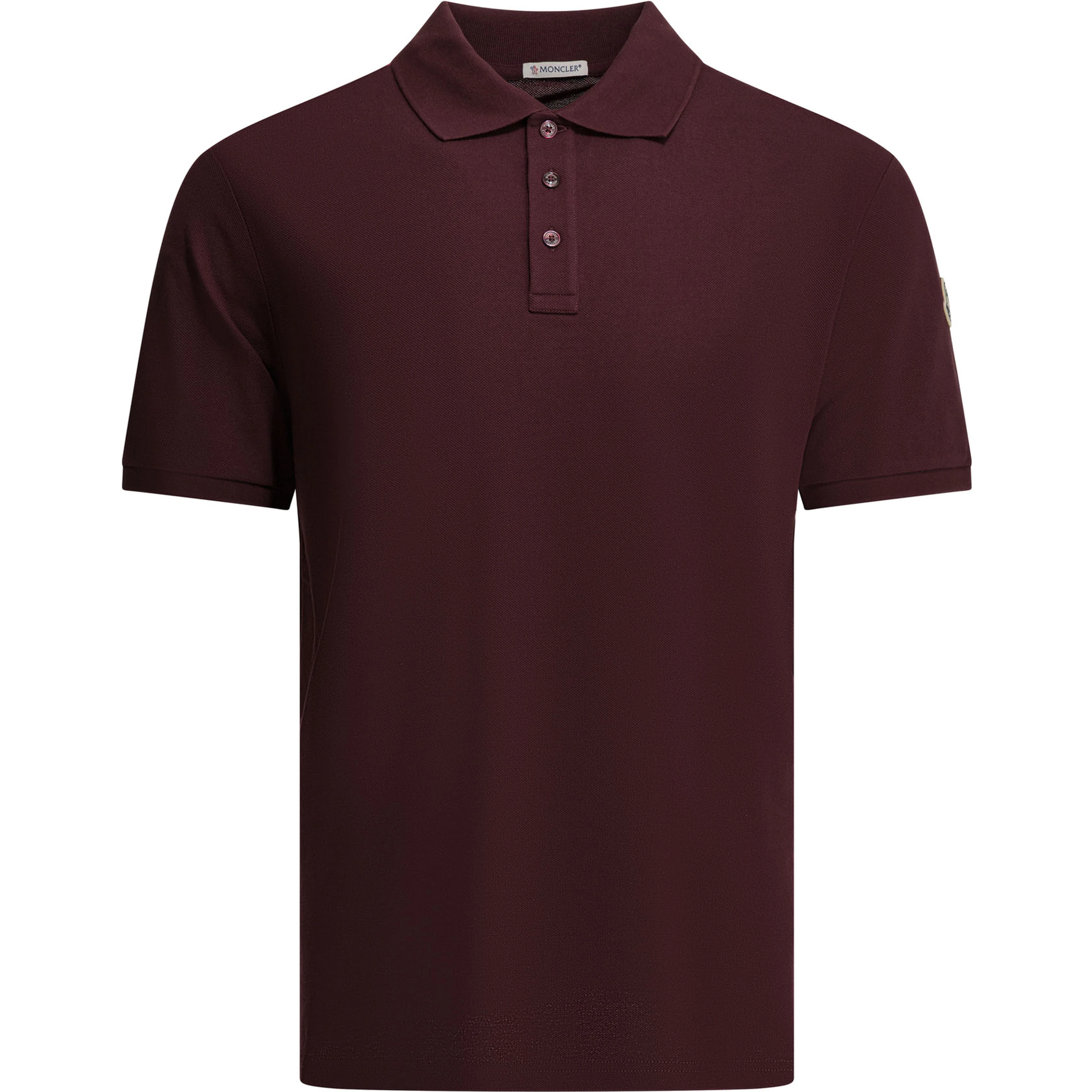 Polo shirt with buttons and logo