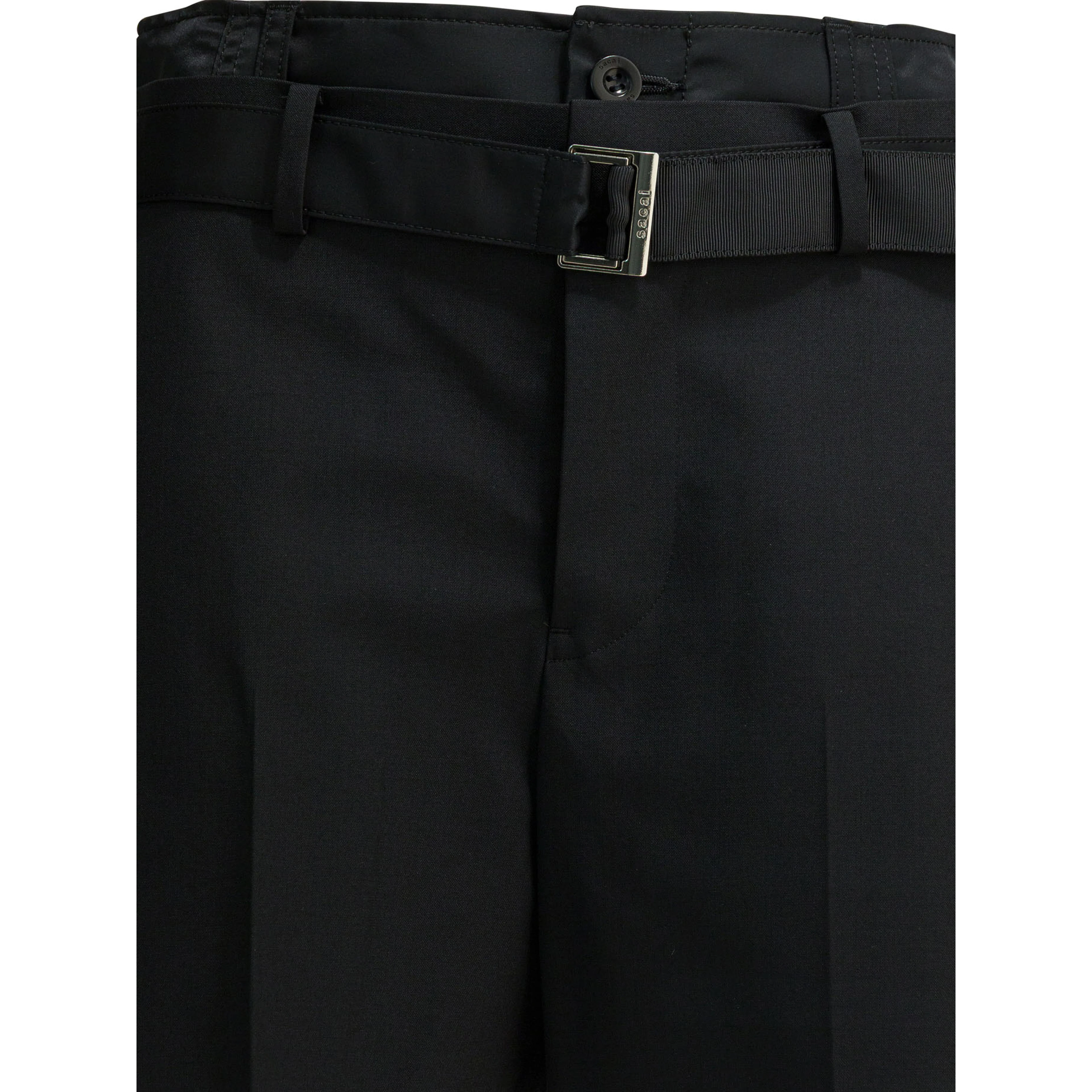 "Sacai X Suiting" formal shorts