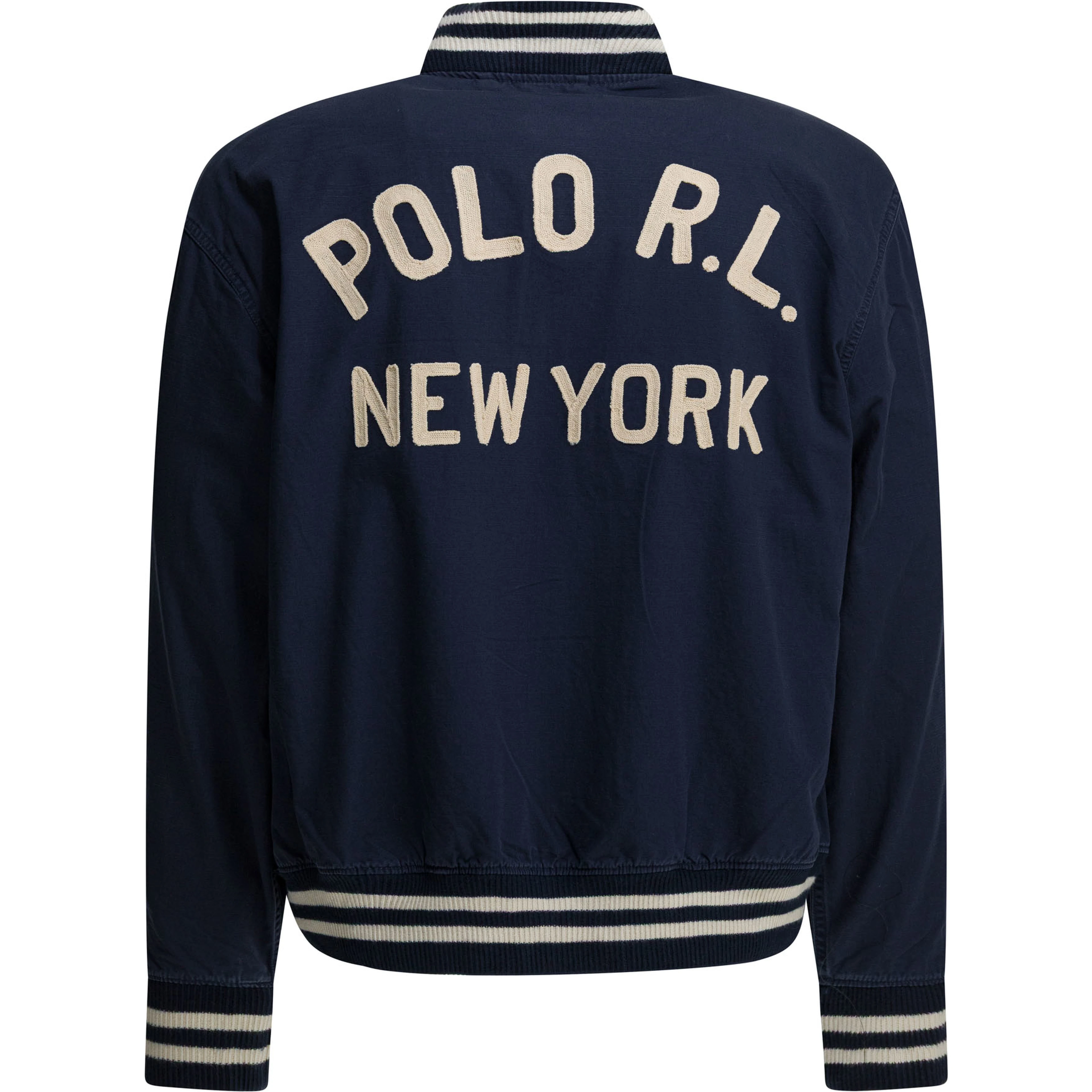 Bomber jacket with logo