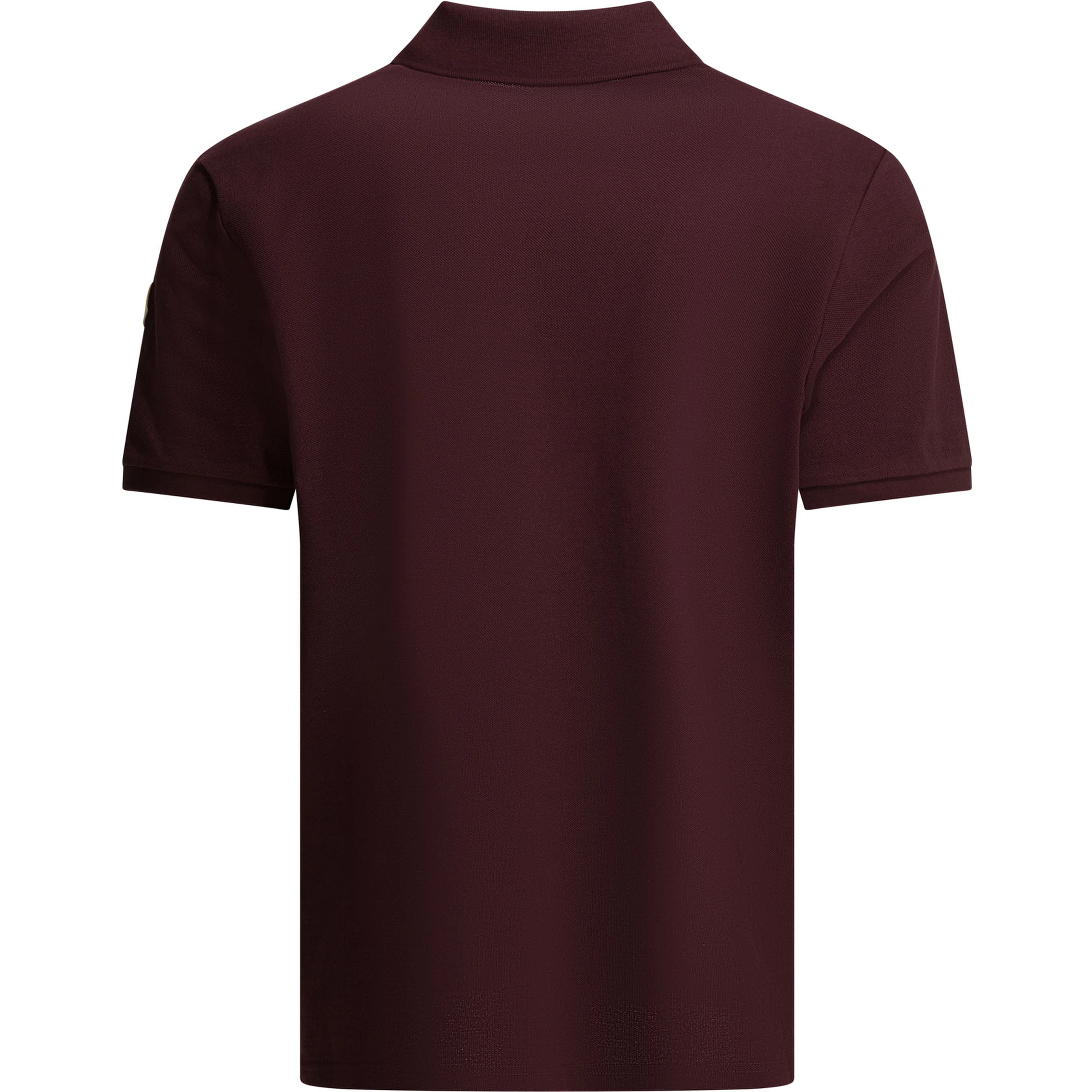 Polo shirt with buttons and logo