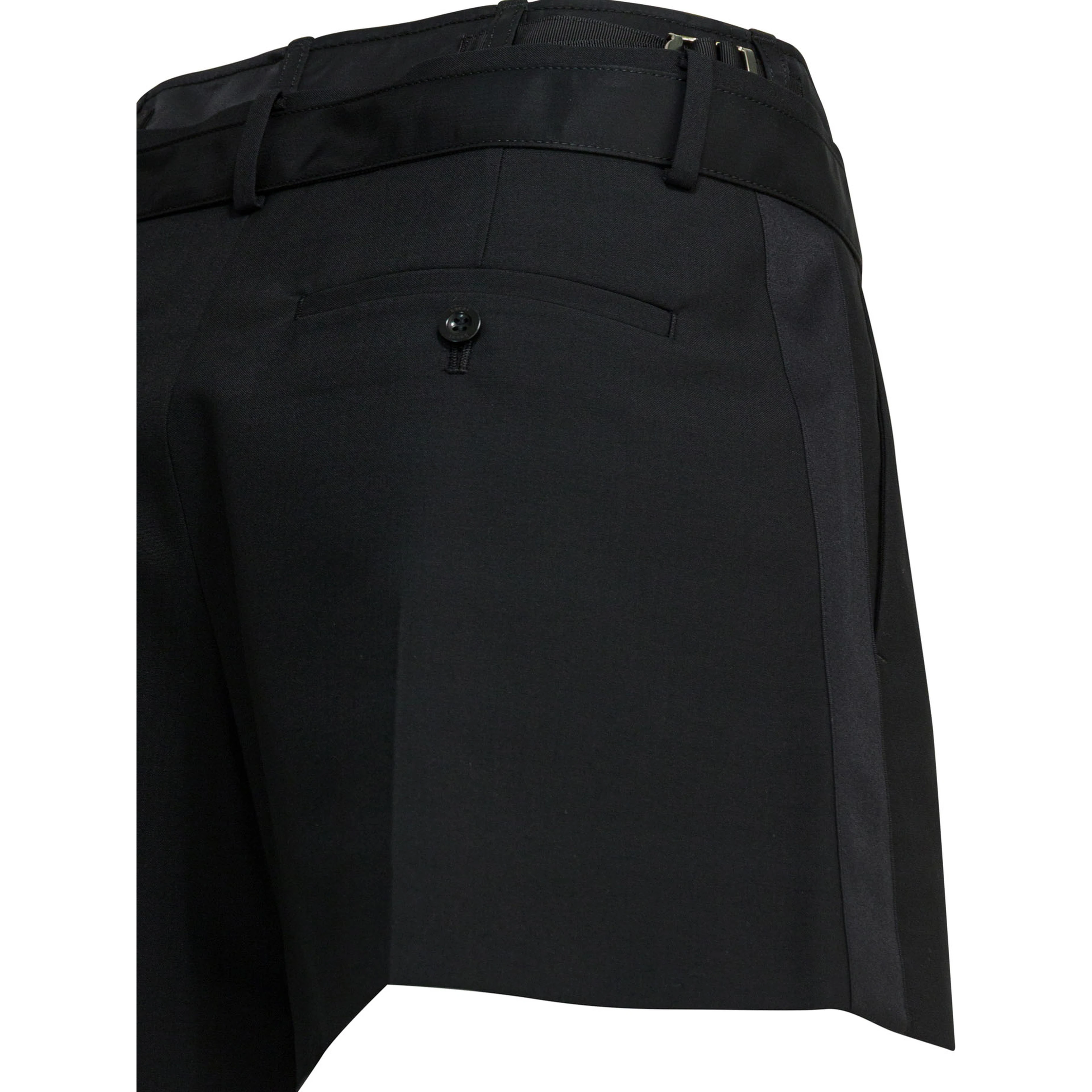 "Sacai X Suiting" formal shorts