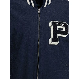 Bomber jacket with logo