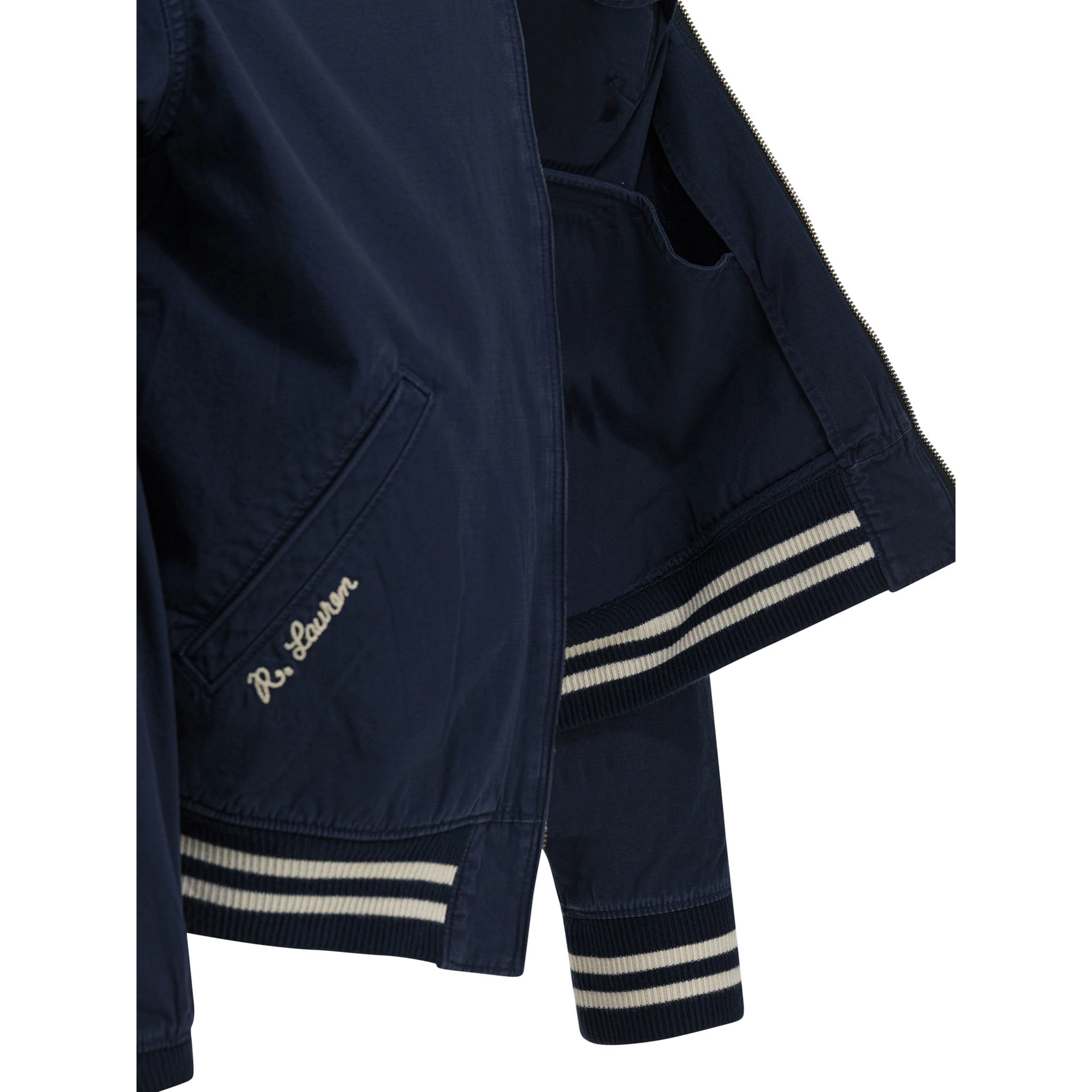 Bomber jacket with logo