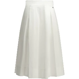 A-line midi skirt