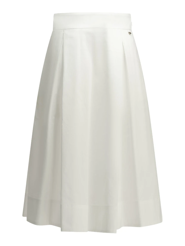 A-line midi skirt