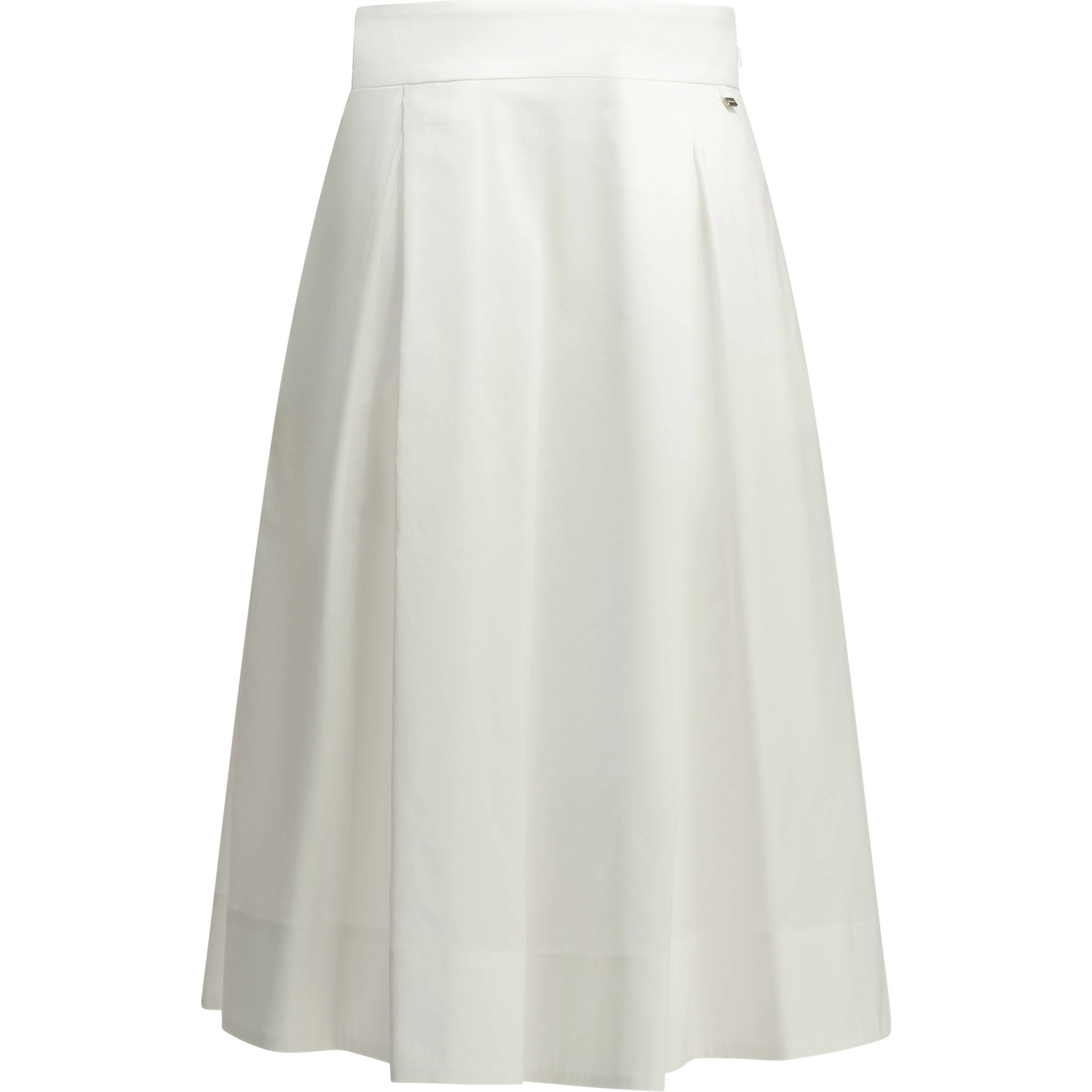 A-line midi skirt