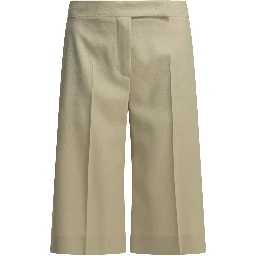 Formal wool shorts