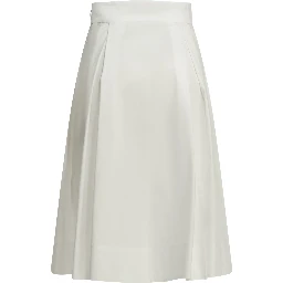 A-line midi skirt