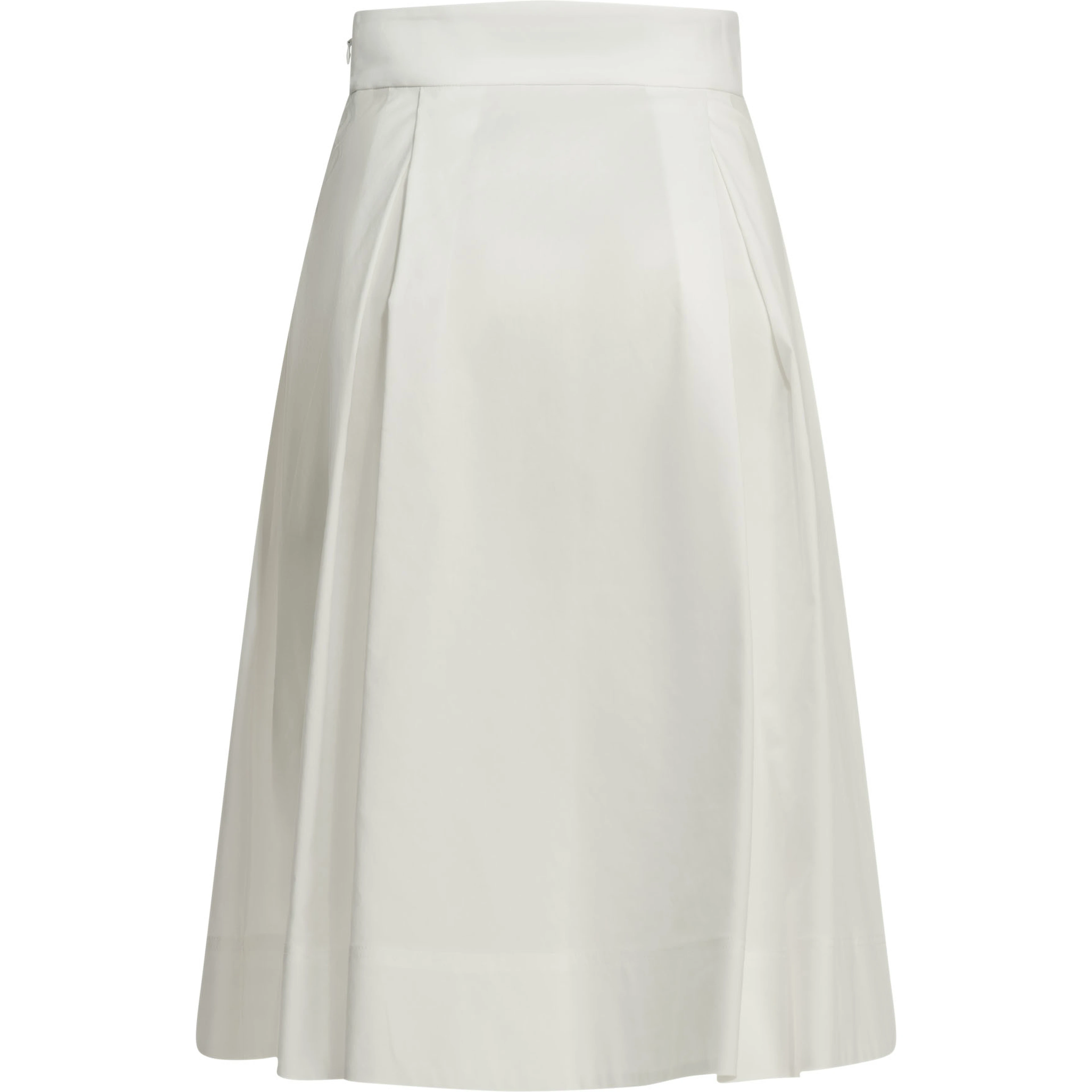A-line midi skirt