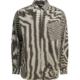 Checkered overshirt jacket
