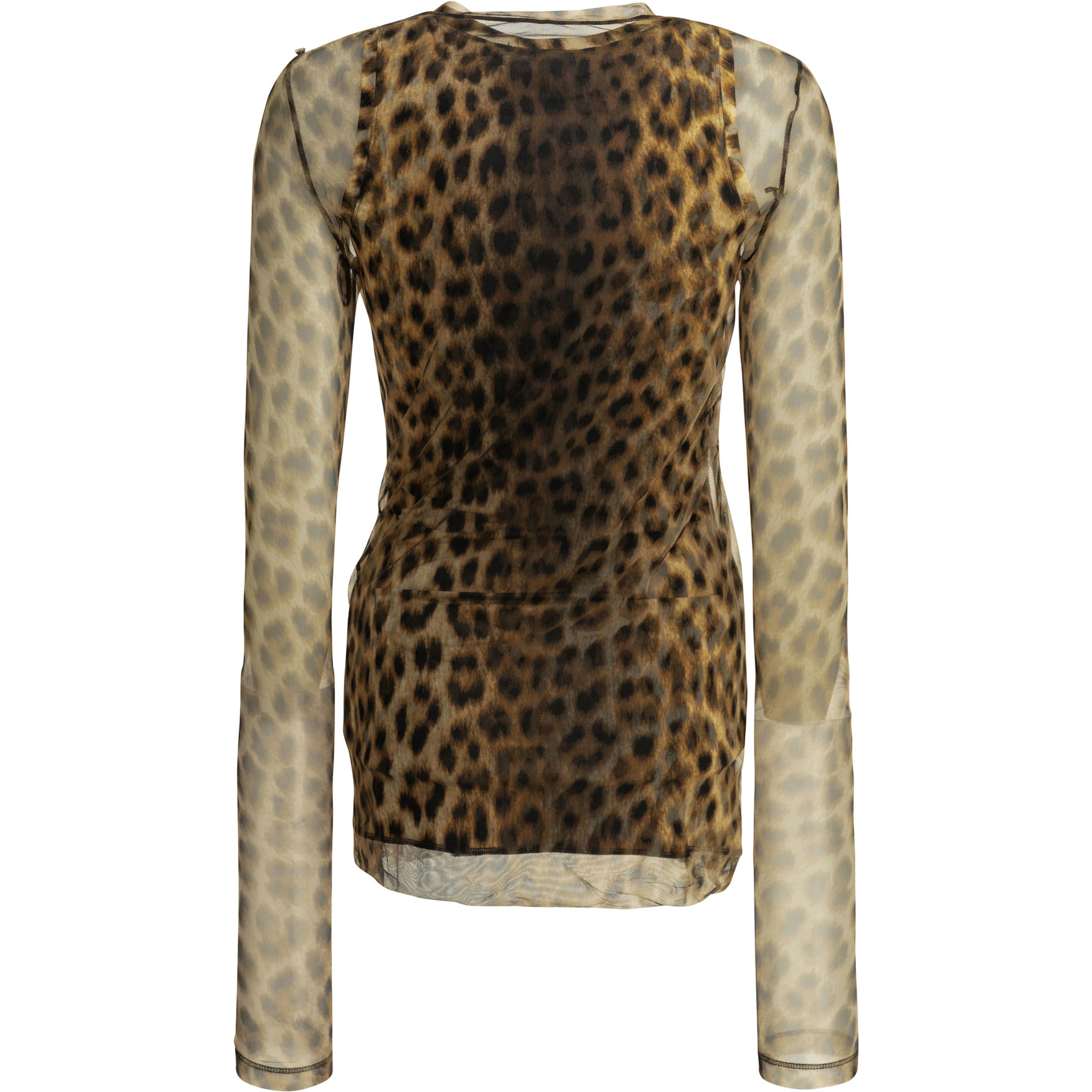 Fitted animalier top