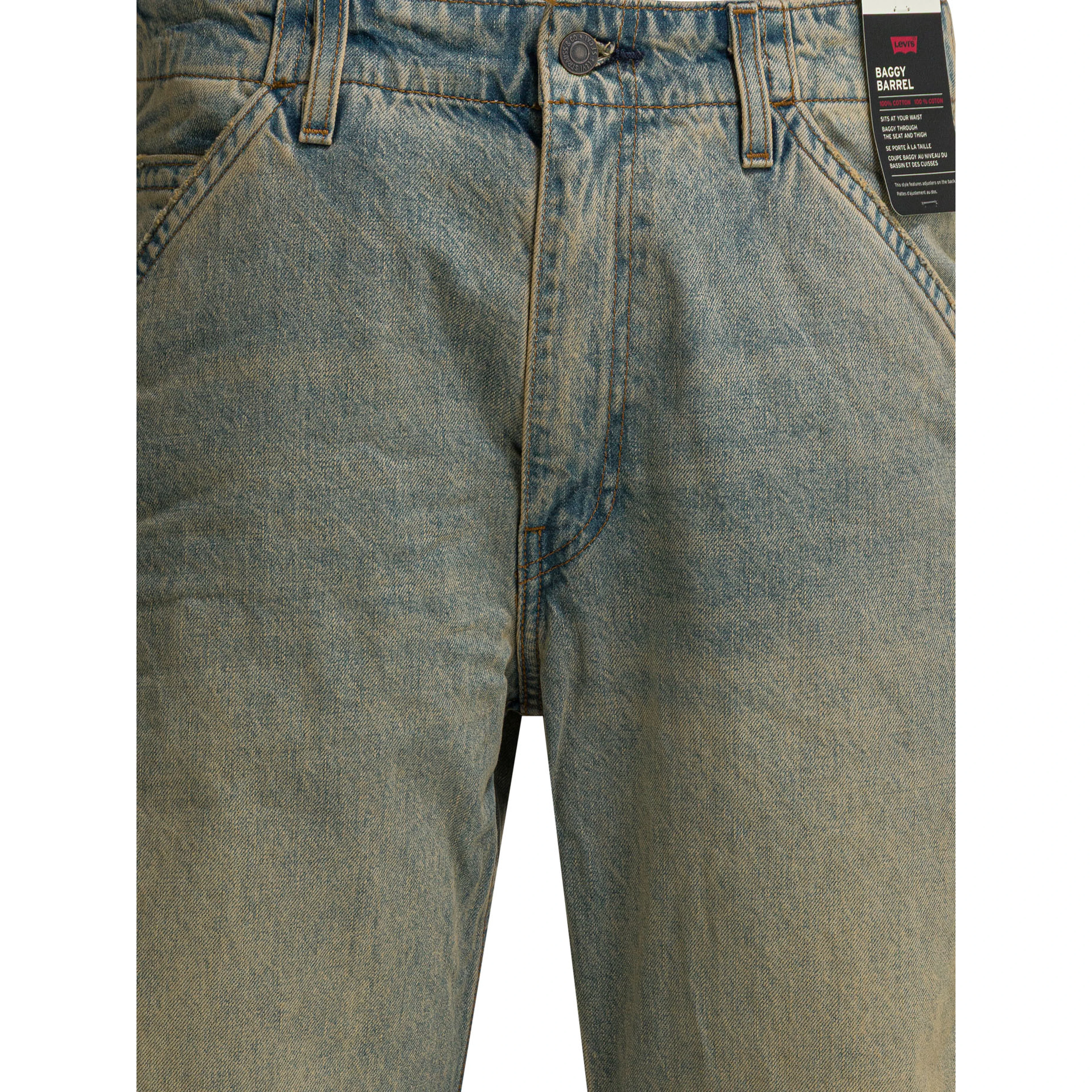 "Baggy Barrel" wide leg jeans