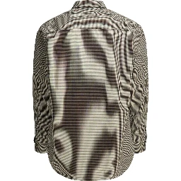 Checkered overshirt jacket