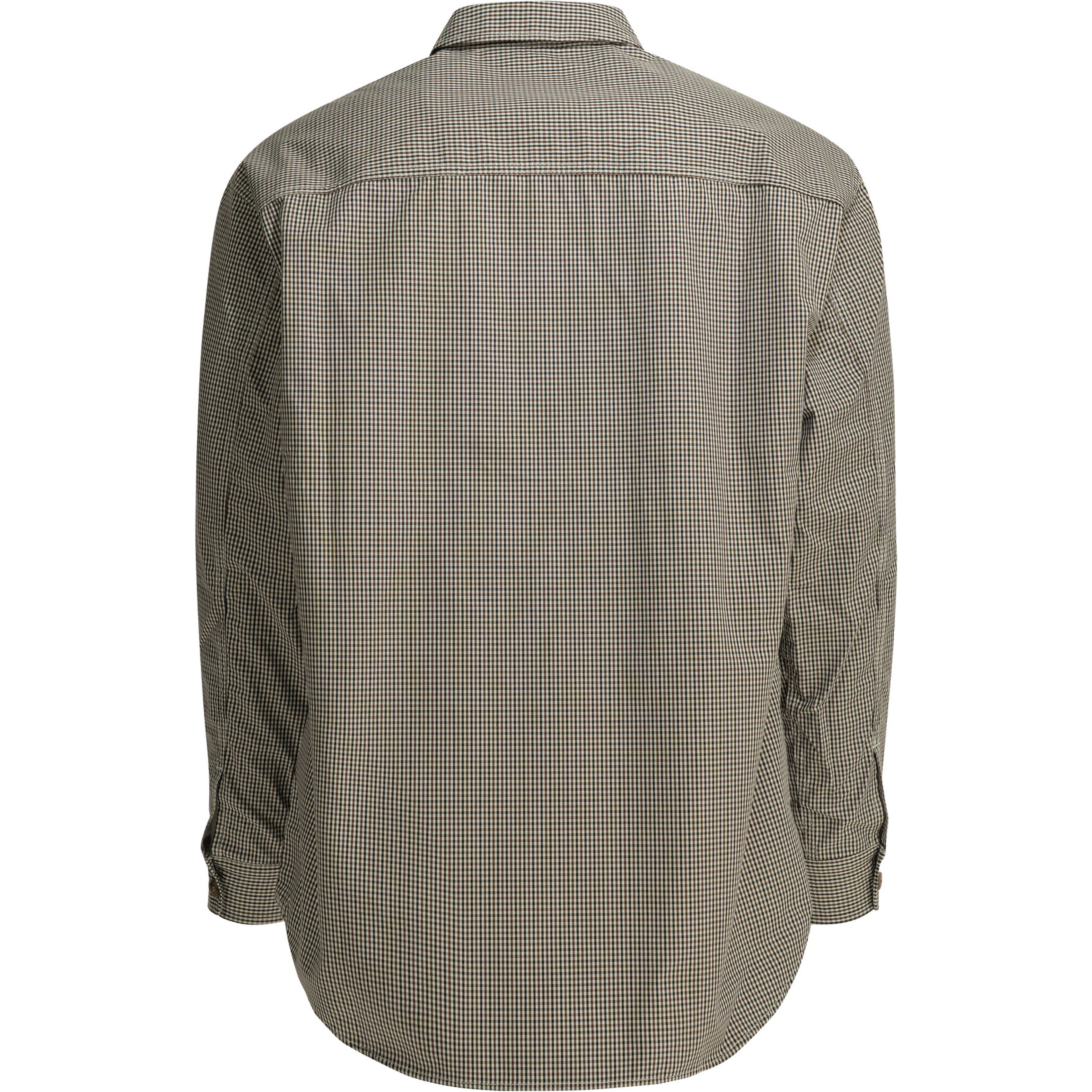 Checkered overshirt jacket