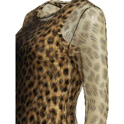 Fitted animalier top