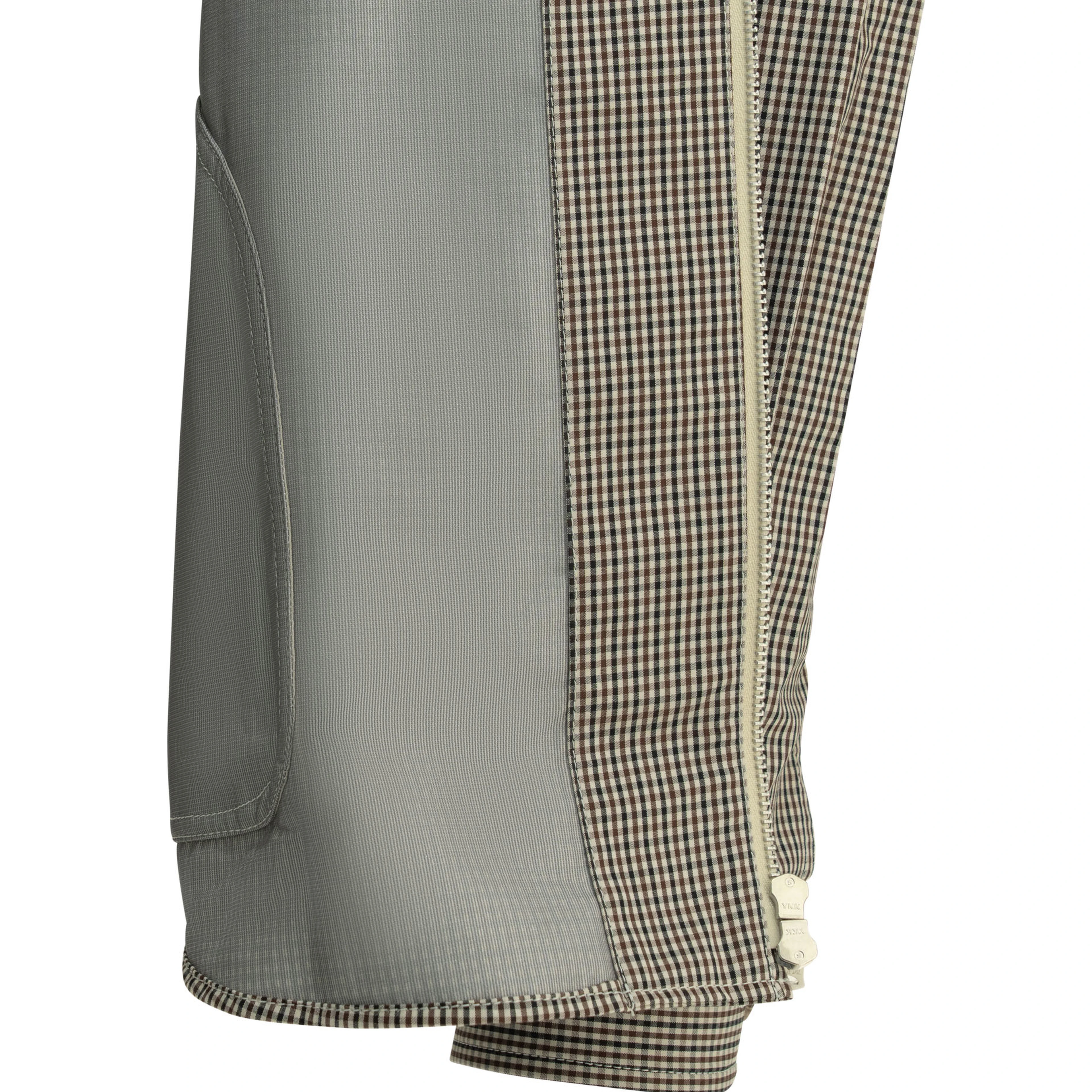 Checkered overshirt jacket