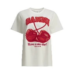 "Cherries" crewneck T-shirt