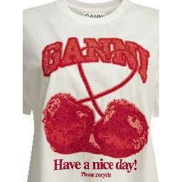 "Cherries" crewneck T-shirt