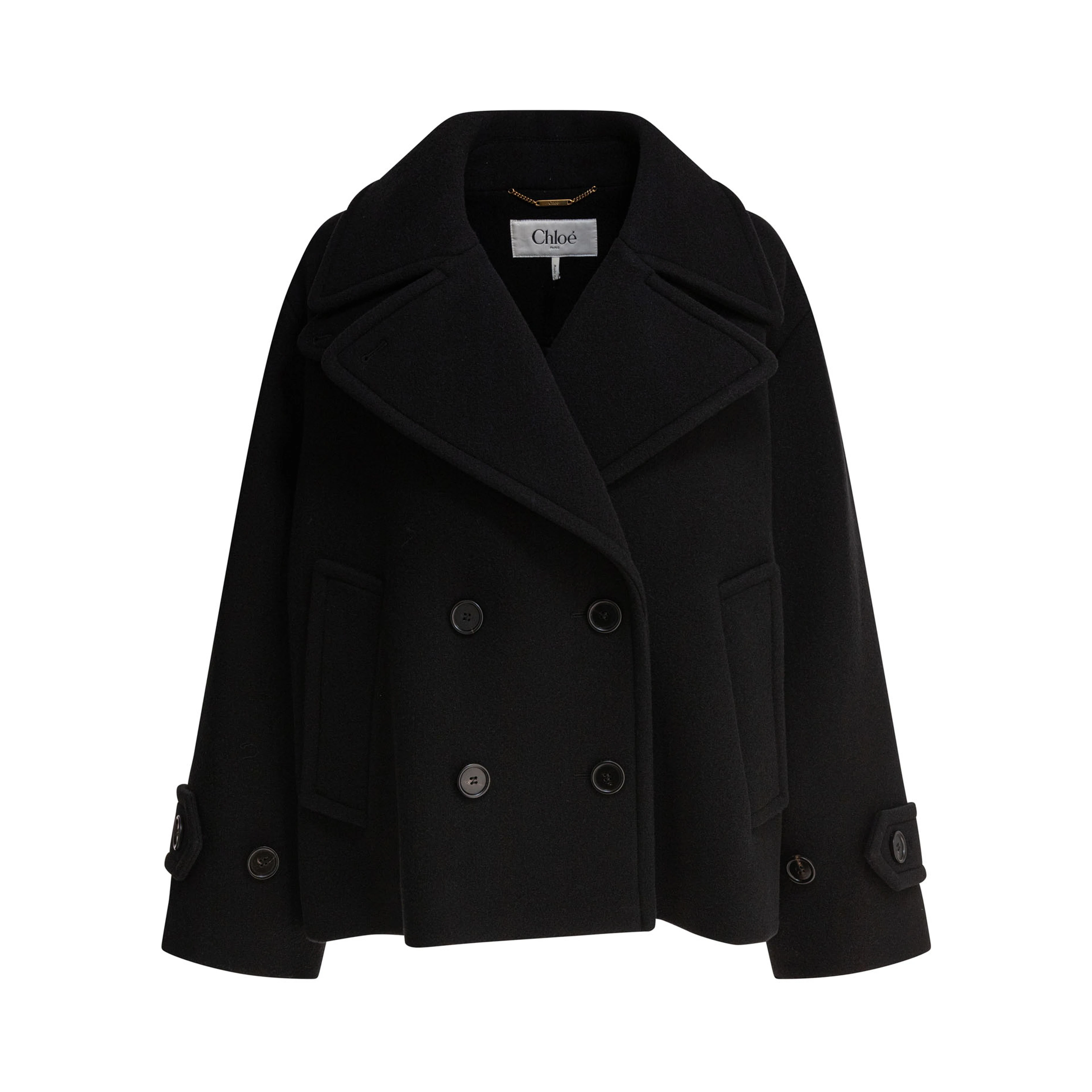 Short wool coat