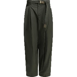 "Typewriter" Parachute Pants