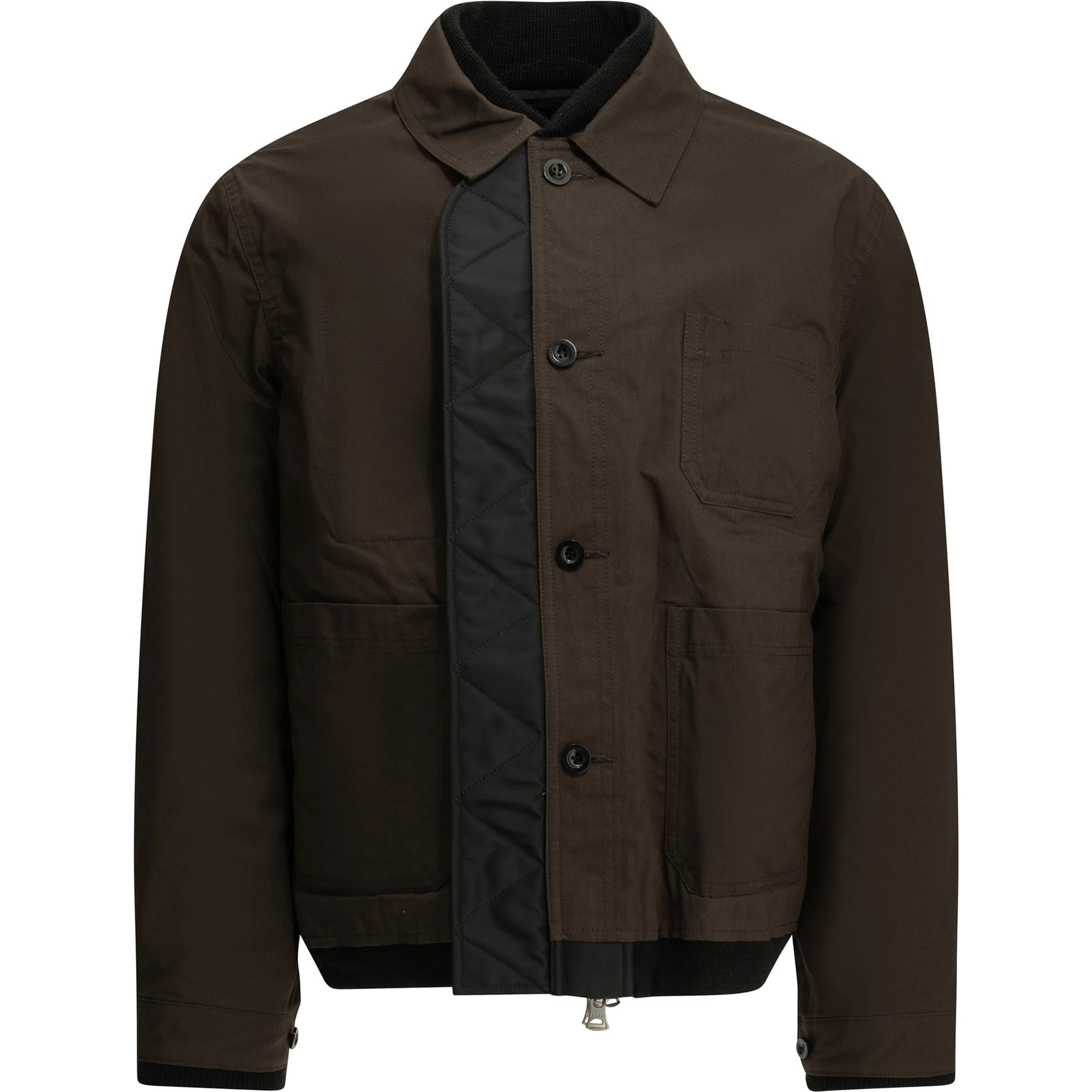 "Nylon Twill x Ripstop Reversible" Quilted Jacket