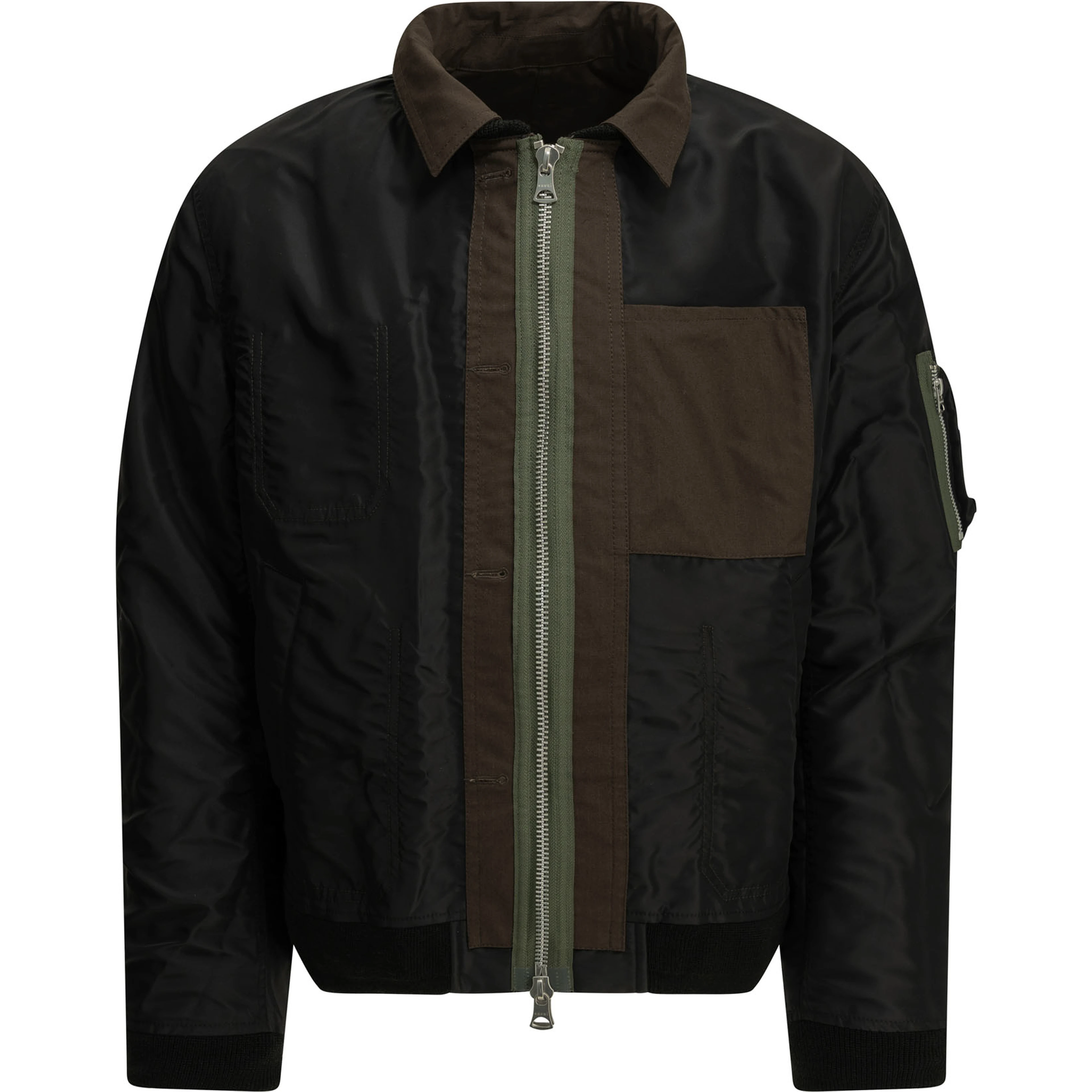 "Nylon Twill x Ripstop Reversible" Quilted Jacket