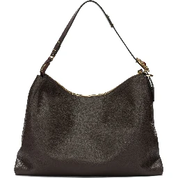 Large leather shoulder bag