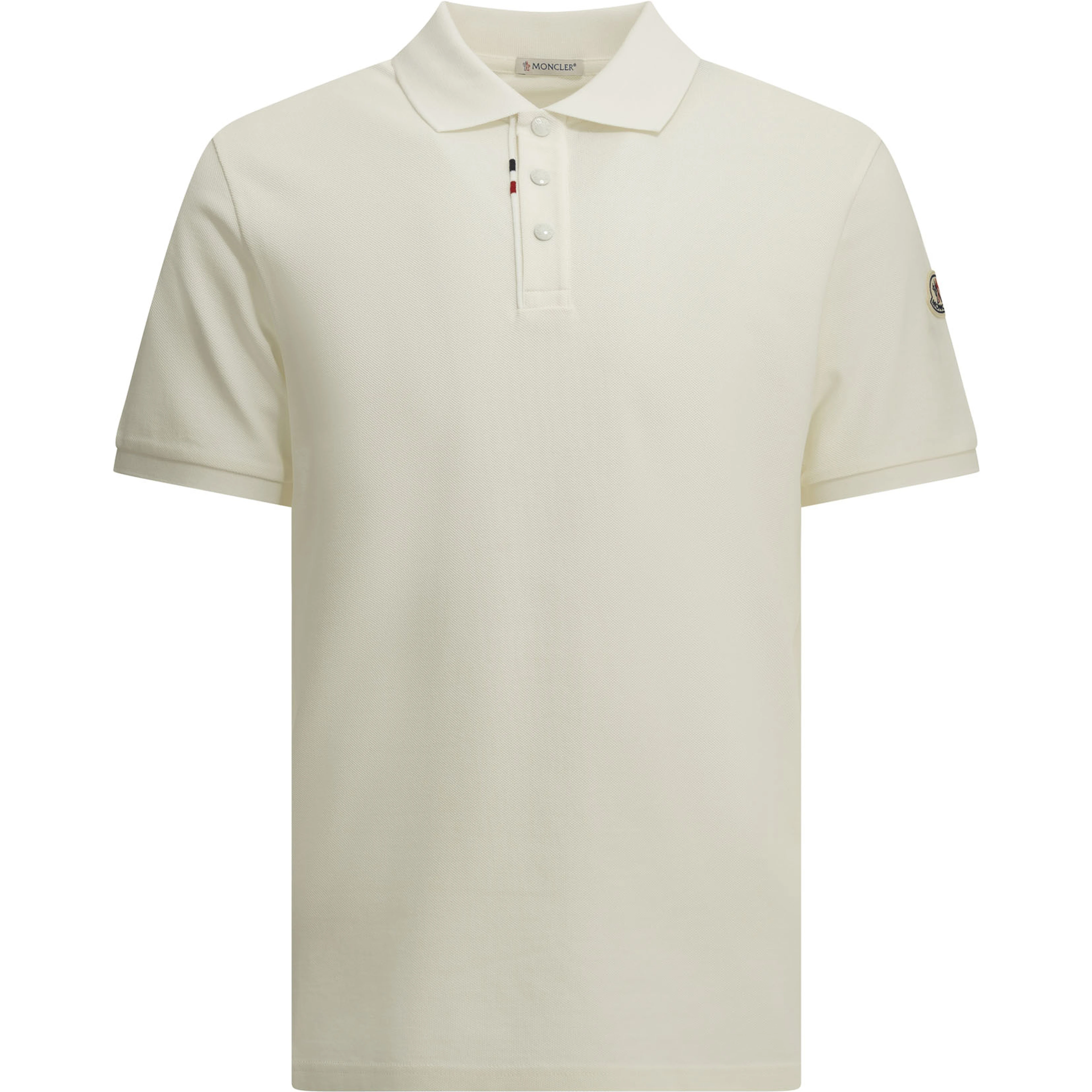 Button-down polo shirt with logo