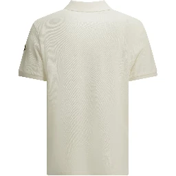 Button-down polo shirt with logo