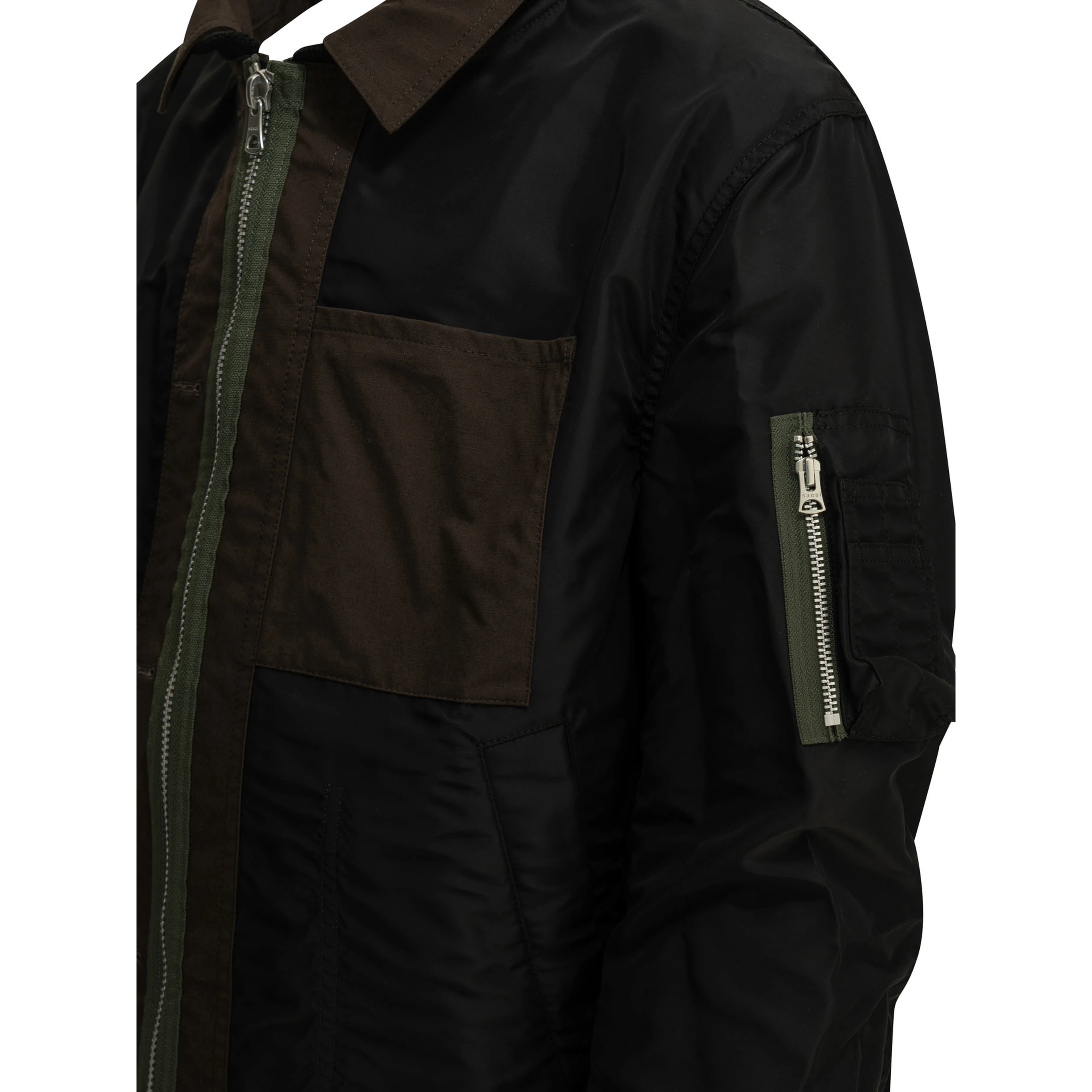 "Nylon Twill x Ripstop Reversible" Quilted Jacket