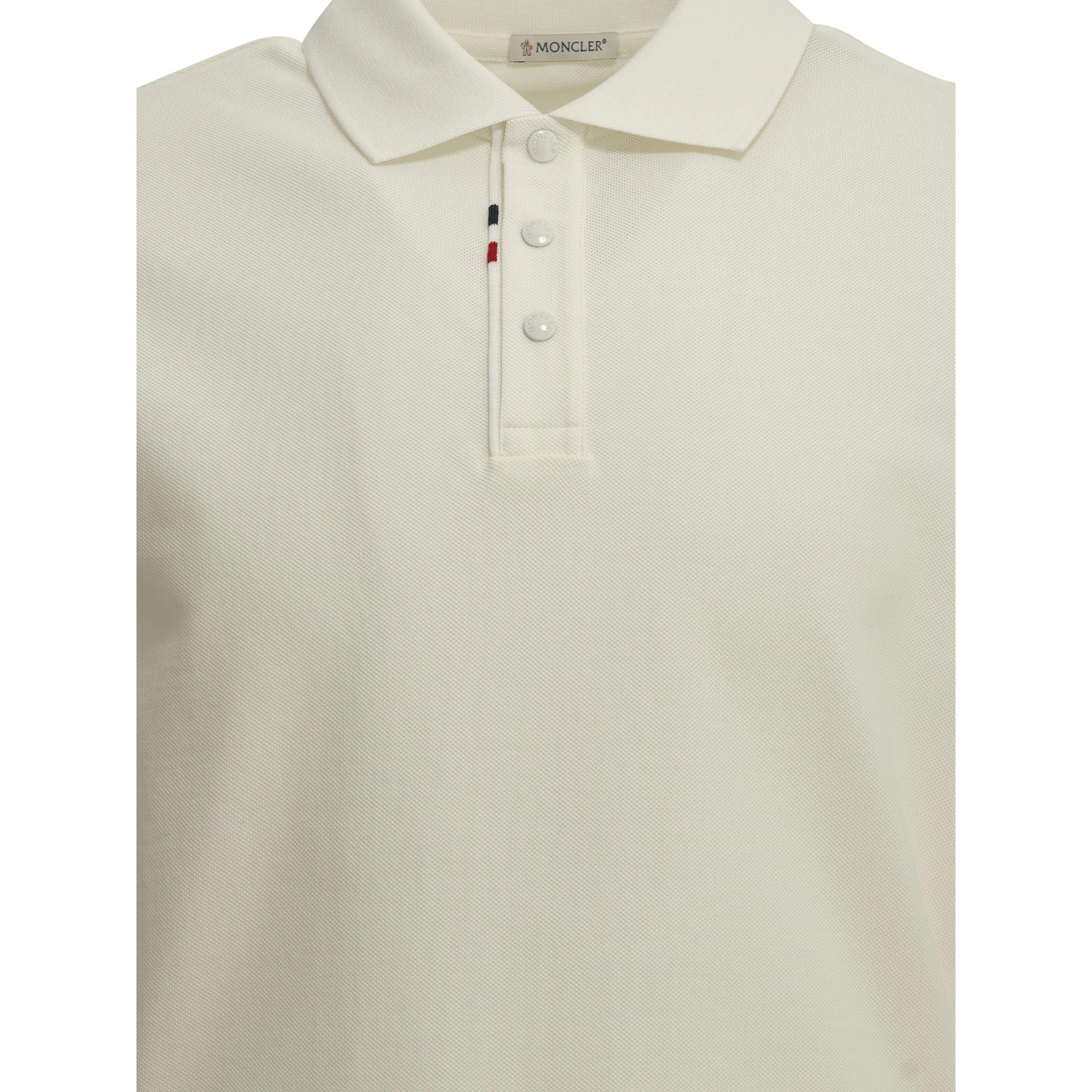 Button-down polo shirt with logo