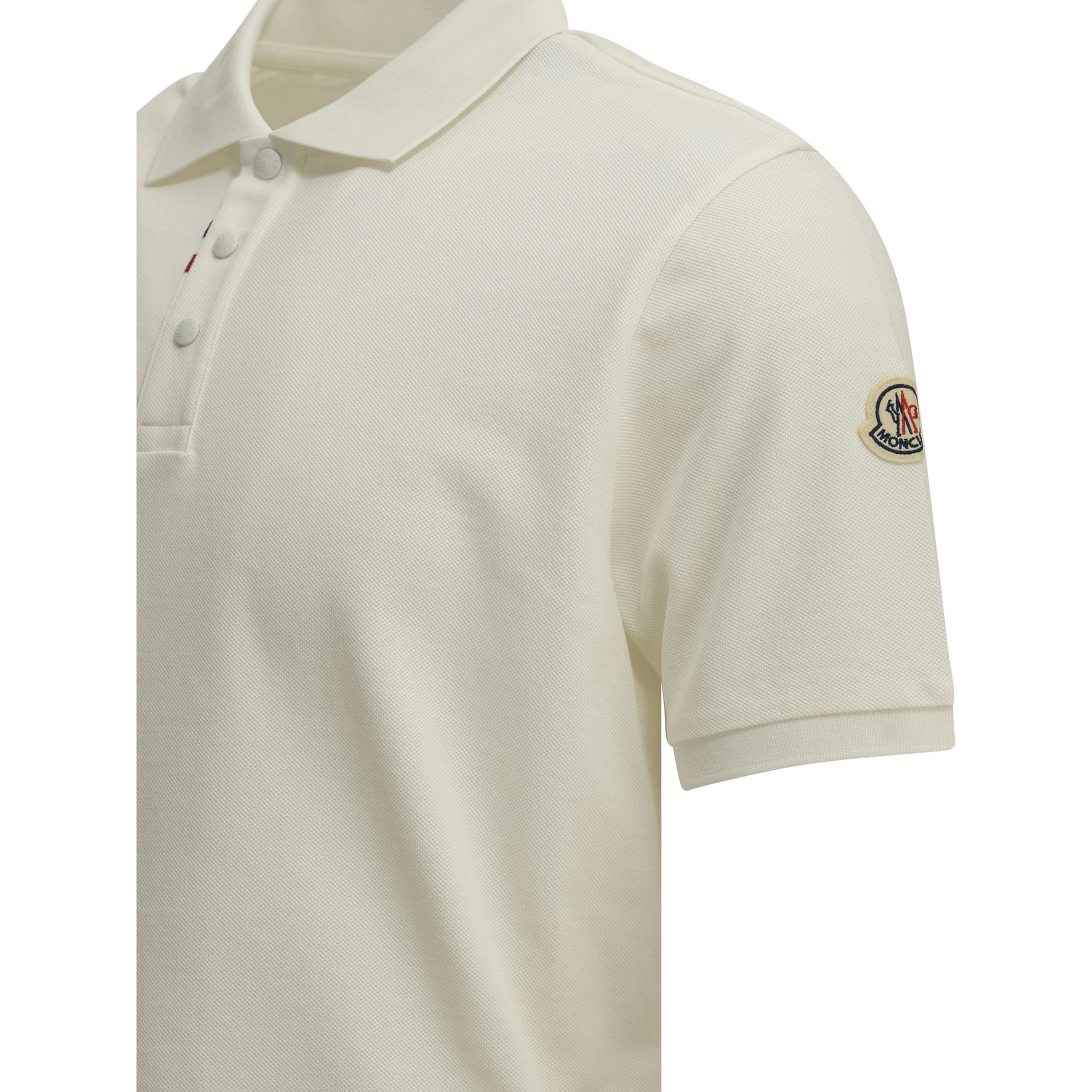Button-down polo shirt with logo