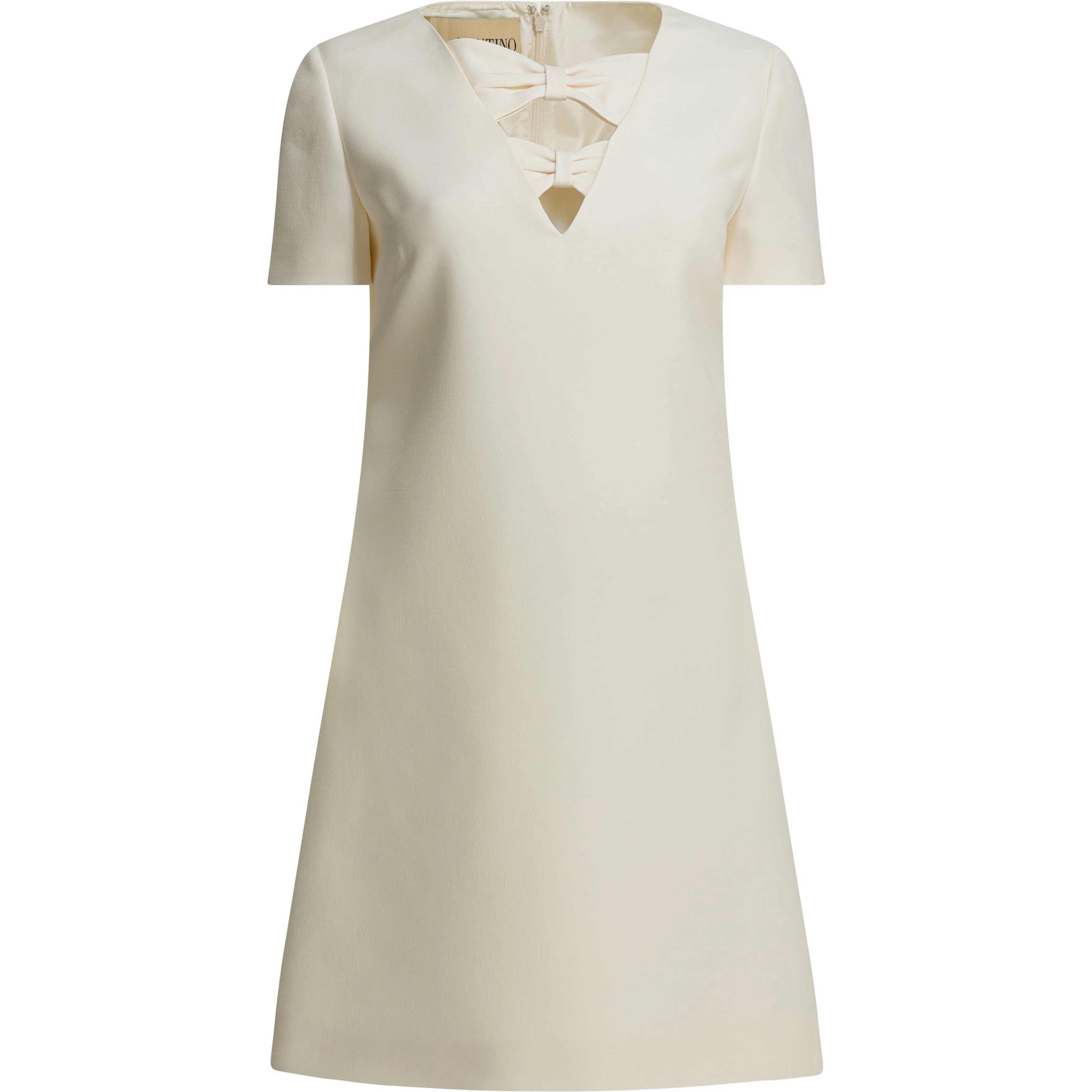 Wool blend short dress