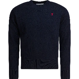 Wool crewneck sweater