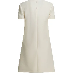 Wool blend short dress