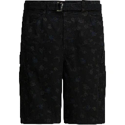 Floral cargo shorts