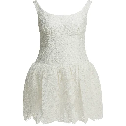 Lace flared dress