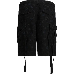 Floral cargo shorts
