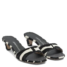 40mm pony skin sandals