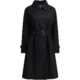 Trench coat with belt