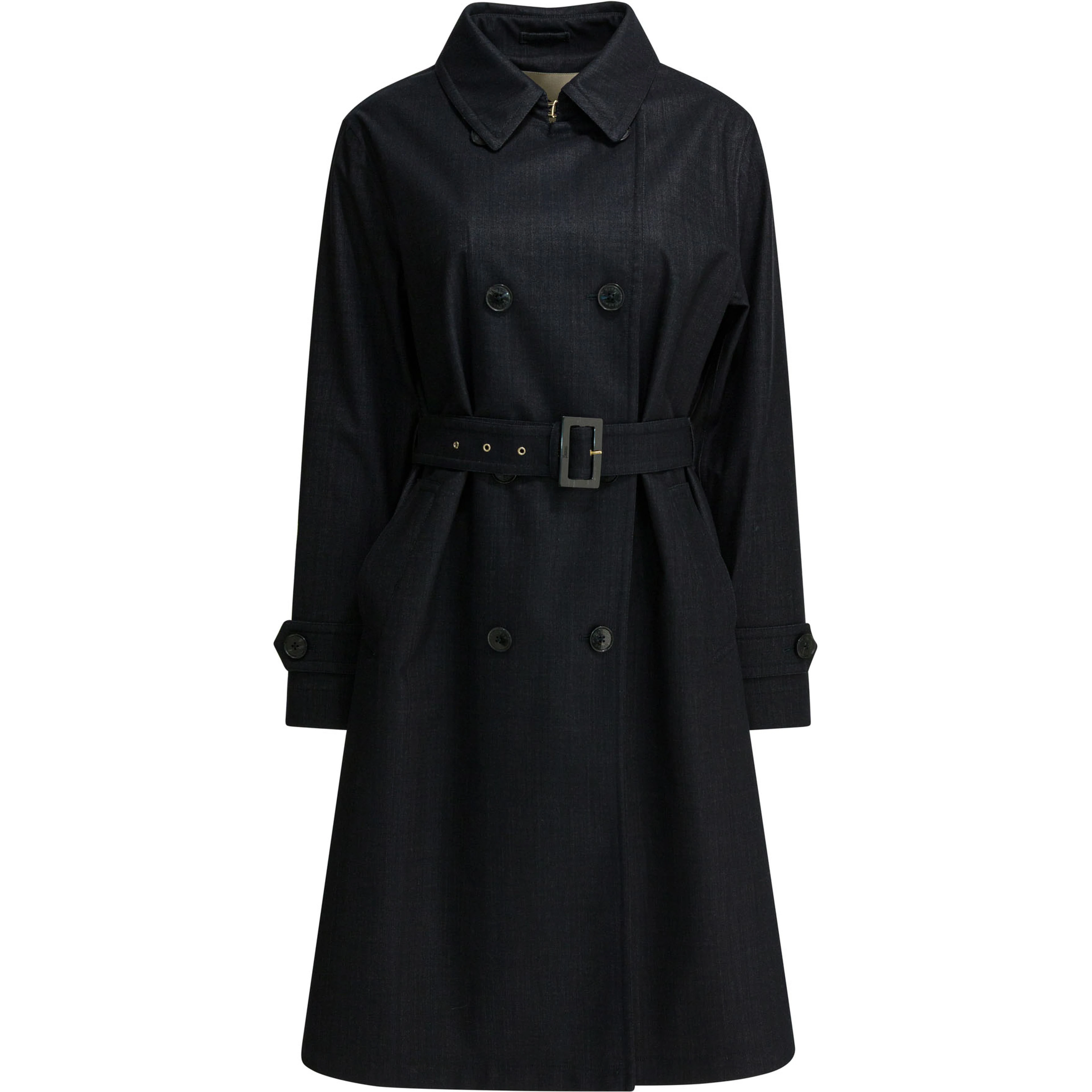 Trench coat with belt