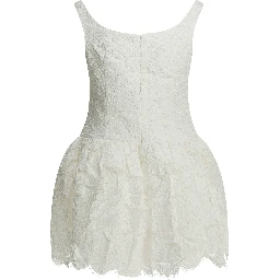 Lace flared dress