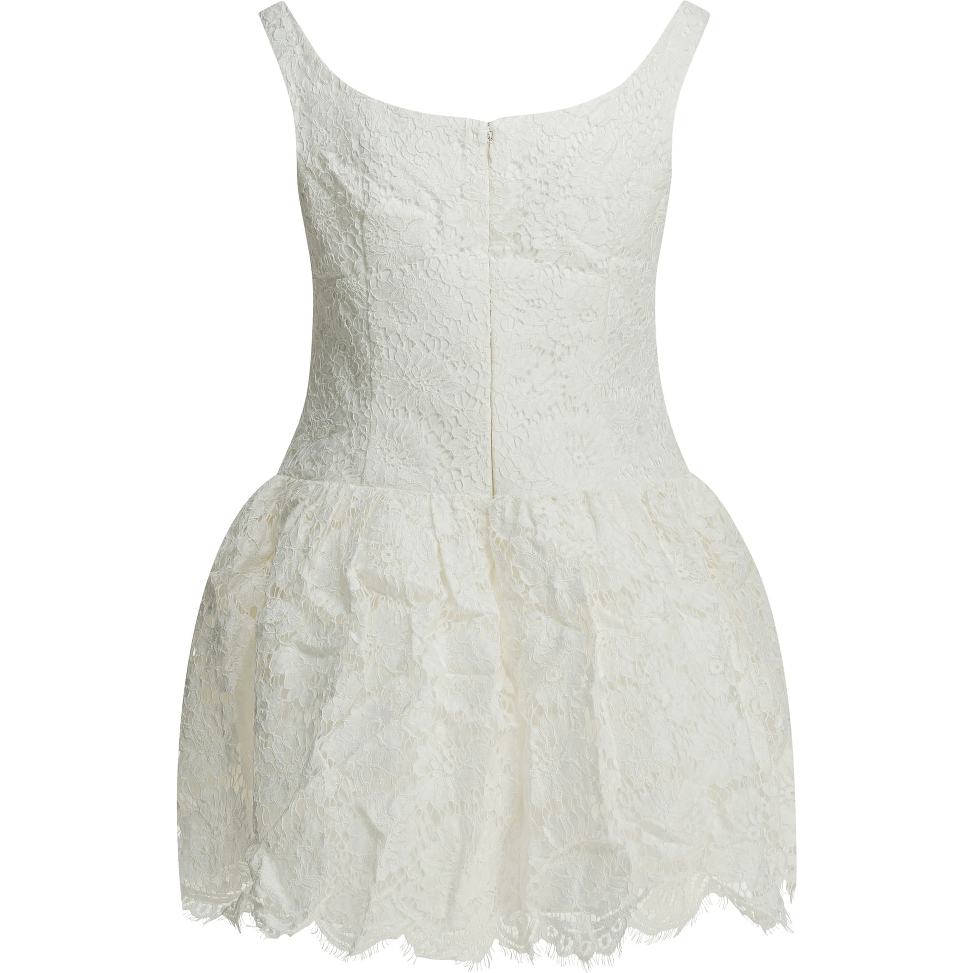 Lace flared dress