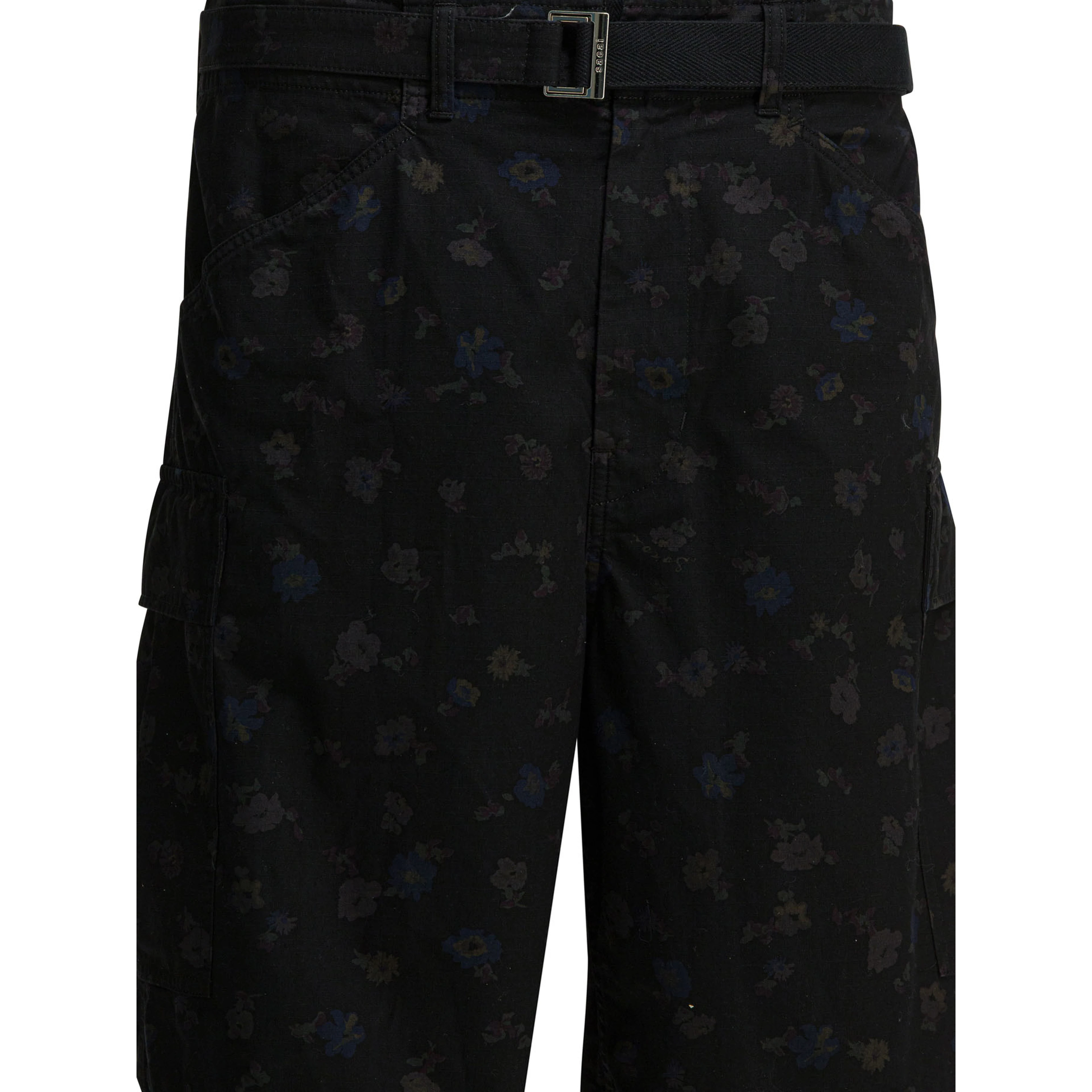 Floral cargo shorts