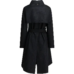Trench coat with belt