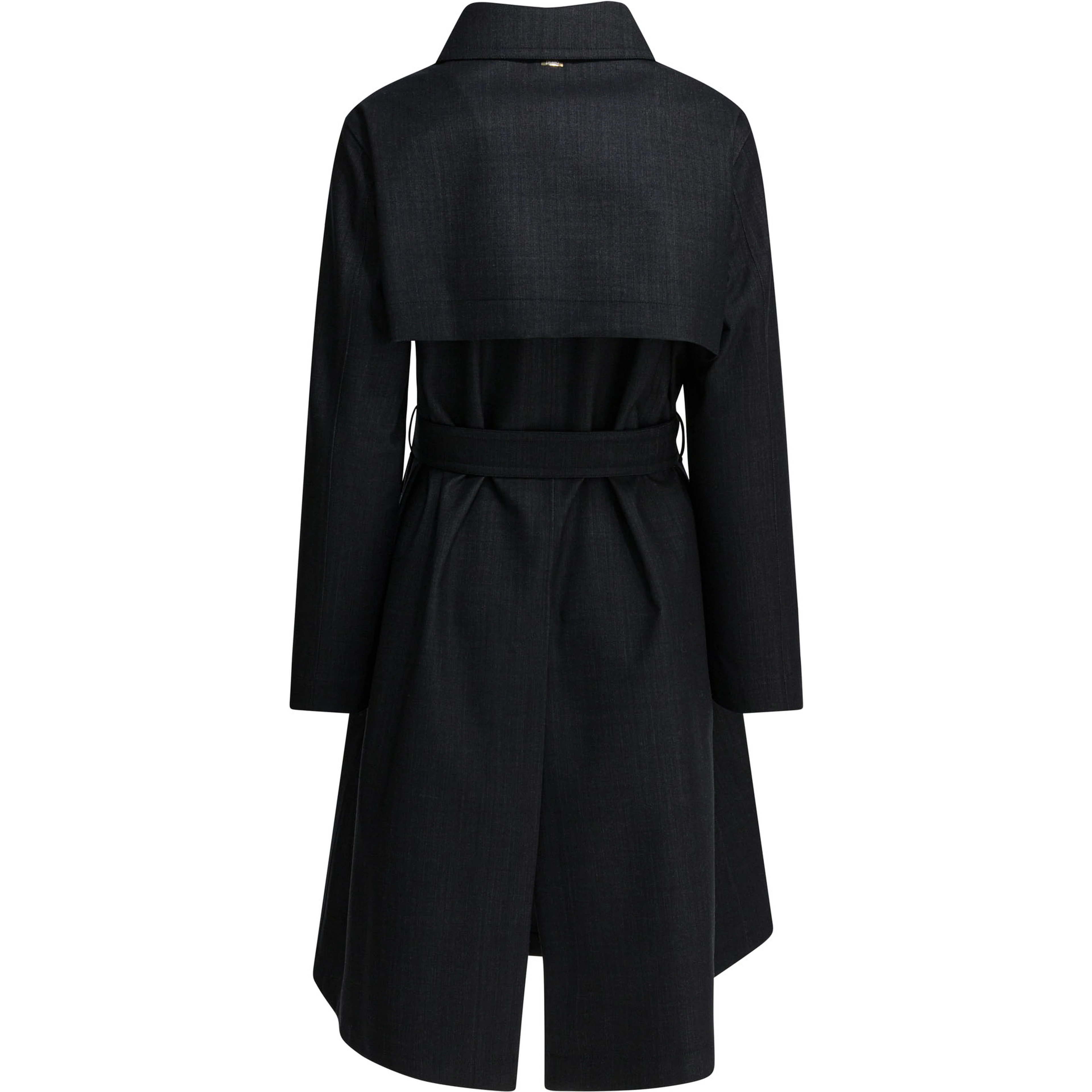 Trench coat with belt