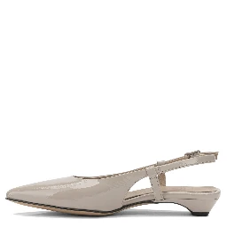 Slingback in pelle