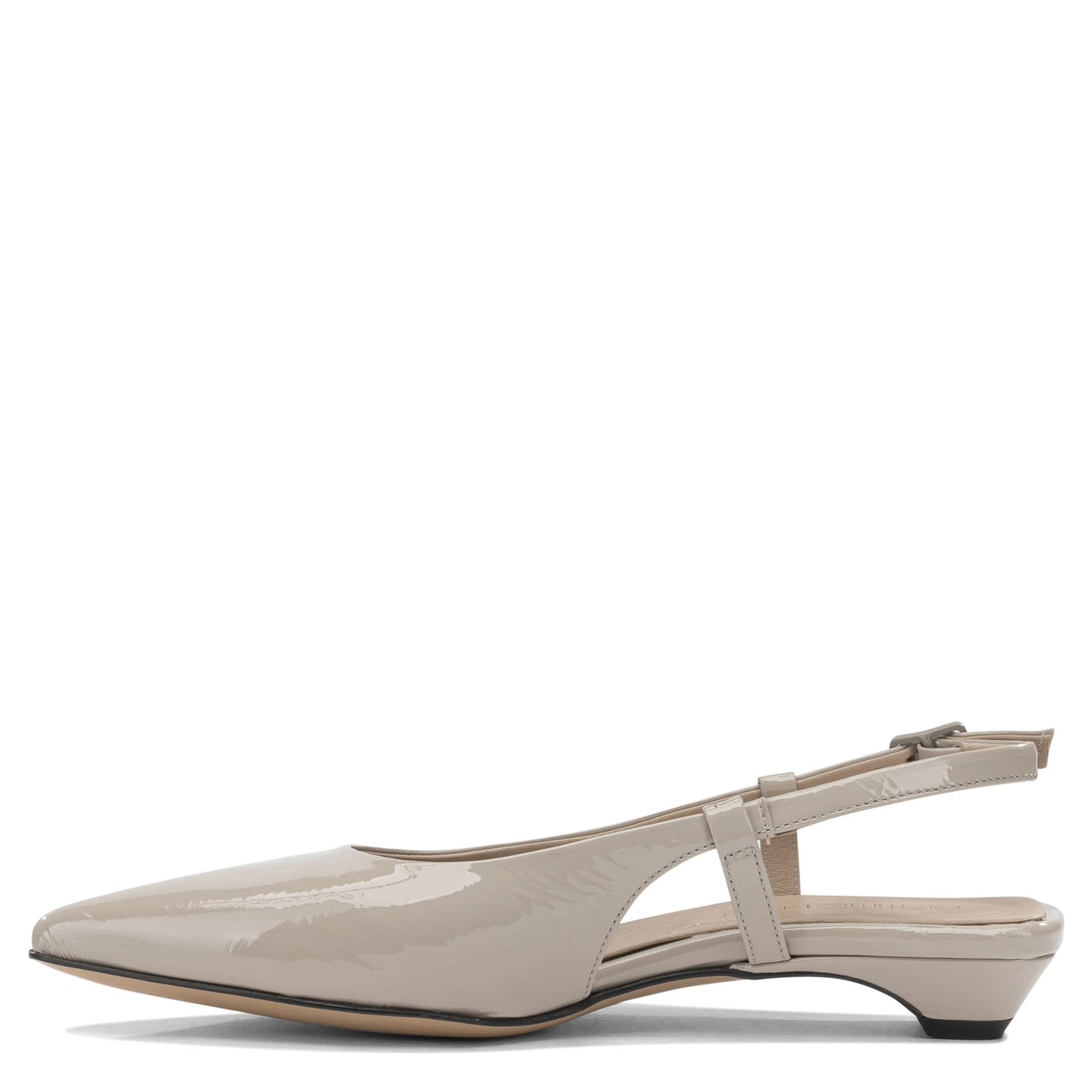 Slingback in pelle